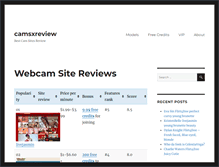 Tablet Screenshot of camsxreview.com